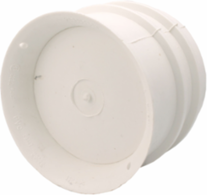 4 Inch PVC TERMINATOR with Knock-Out Plugs, Lightweight, CSA Certified