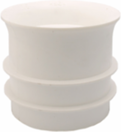 3 Inch PVC Terminator with Knock-Out Plugs for Super Duct