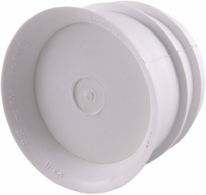 PVC Terminator 4 Inch No Holes for Super Duct, Lightweight, CSA Certified