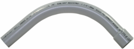 1-1/4 Inch x 90° PVC Schedule 40 Standard Elbow SPxBE