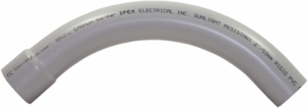 2 Inch x 90° PVC Elbow SPxBE - CSA Certified, Impact Resistant, Schedule 40