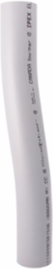 1-1/2 Inch PVC Meter Offset Long Scepter, Durable Rigid PVC
