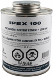 PVC Solvent Cement Clear Low VOC 475 ml for Electrical Applications