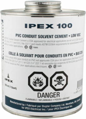 PVC Solvent Cement Clear Low VOC 950 ml