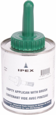 Empty Applicator with Brush for Solvent Welding, 475ml Pint