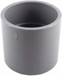 2 Inch PVC Coupling Scepter, Schedule 40, Durable PVC Construction