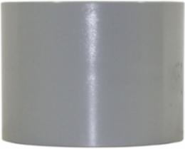 PVC Coupling 4 Inch Schedule 40, Durable Grey PVC for Indoor/Outdoor Use