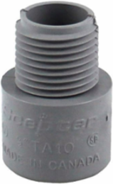 PVC Terminal Adapter 1/2 Inch with Threaded Male End, Certified UL 651