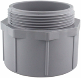 PVC Terminal Adapter 3 Inch with Threaded Male End, CSA C22.2 No. 85 Certified