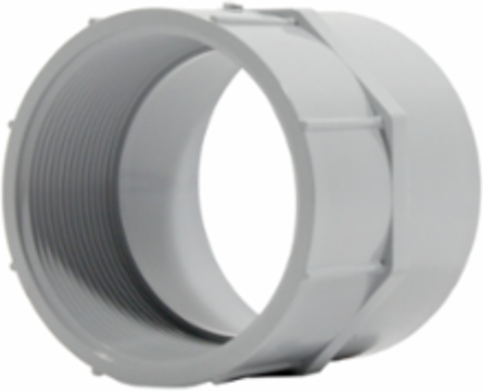 3-1/2 Inch PVC Female Adapter with Threaded End, Lightweight, CSA Certified