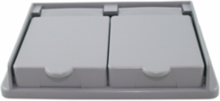 Scepter F-Series 1-Gang Weatherproof Electrical Cover - PVC, Grey