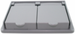 Scepter F-Series 1-Gang Weatherproof Electrical Cover - PVC, Grey
