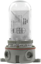 Clear 150W PVC Ceiling Mount Light Fixture with Incandescent Lamp