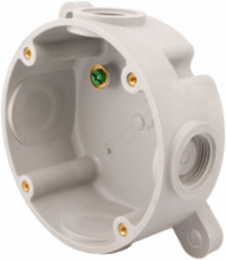 Sceptalight Ceiling Mount Box with Four 3/4 Inch Hubs, Impact Resistant PVC