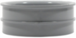 PVC End Bell Socket 5 Inch Schedule 40 Smooth Pulling Surface