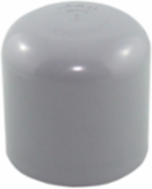 Scepter 1-1/4 Inch PVC End Cap SW, Indoor/Outdoor, UL Listed