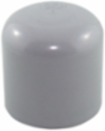 Scepter 1-1/4 Inch PVC End Cap SW, Indoor/Outdoor, UL Listed
