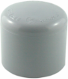 PVC End Cap 2 Inch Schedule 40 for Indoor/Outdoor Use, UL Listed
