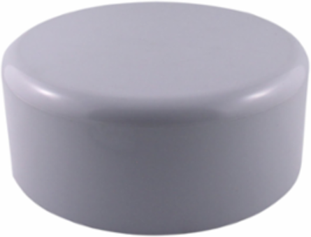 5 Inch PVC End Cap, Schedule 40, UL Listed, Indoor/Outdoor Use