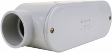 Scepter 2 Inch PVC Type E Access Fitting with Threaded Brass Screws