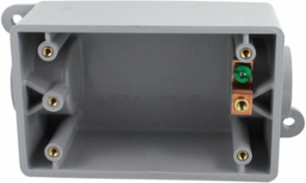 PVC Single Gang Box 1/2 Inch - Durable, UL Certified, Lightweight