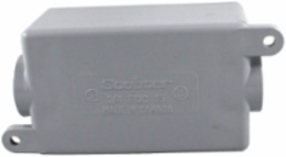F-Series 3/4 Inch PVC Single Gang Box with Molded Mounting Feet
