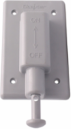 Scepter F-Series Single Gang Weatherproof Cover, 1 Outlet, PVC, UL 514C Certified