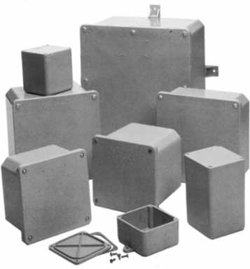 PVC Junction Box 4" x 4" x 6" with Gasket, UL Rated