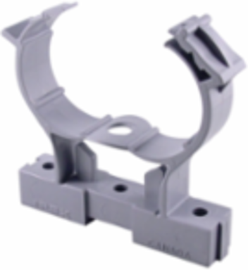 1-1/4 Inch NM Conduit Clamp and Spacer with Double Offset Clip Design