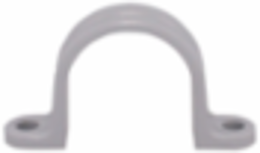 PVC Pipe Strap 1-1/2 Inch 2 Hole with High Impact PVC Material