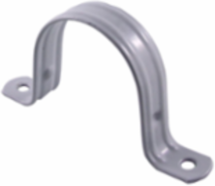 2 Inch PVC Coated Galvanized Metal Pipe Strap with 2 Holes