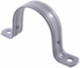 2 Inch PVC Coated Galvanized Metal Pipe Strap with 2 Holes