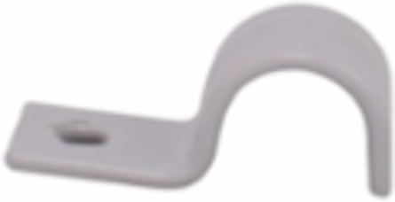 PVC Coated Galvanized Metal Pipe Strap 3/4 Inch with 1 Hole for PVC Conduit