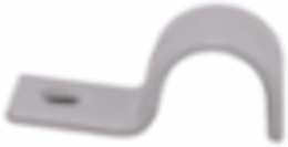 PVC Coated Galvanized Metal Pipe Strap 3/4 Inch with 1 Hole for PVC Conduit