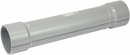 PVC Conduit Repair Kit 4 Inch Grey with Interlocking Joints