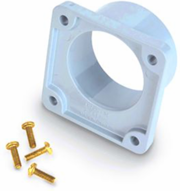 3 Inch PVC Meter Hub with Gasket and Brass Screws