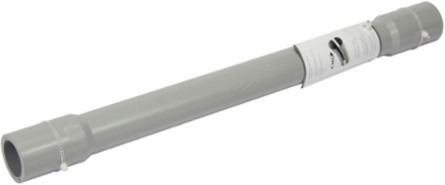 1-1/4 Inch PVC Conduit Repair Kit, Bell Connection, Grey