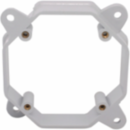 PVC Octagonal Box Extension Ring 1 Inch, Grey, Durable, Increases Wiring Space