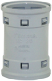 Kwikon 1 Inch PVC Coupling, Concrete-Tight with Push Fit Connection