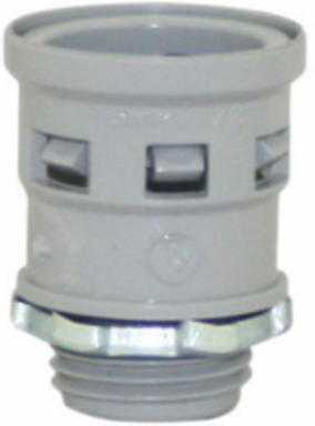 Kwikon 1/2 Inch PVC Connector with Locknuts, CSA Certified