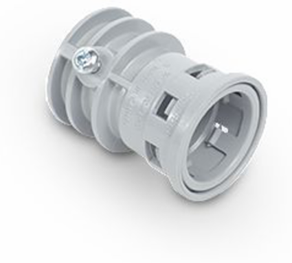 PVC Connector 3/4 Inch EMT to ENT with Set Screw, Lightweight, Concrete-tight