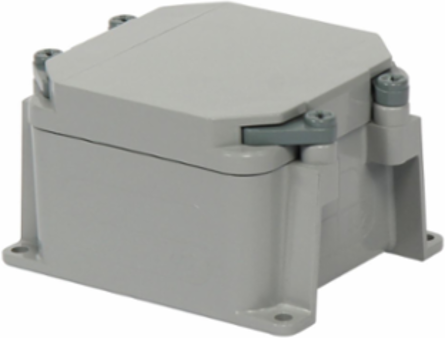 PVC Junction Box 4 Inch x 4 Inch x 2 Inch Grey, UL 50, CSA Certified