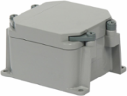 PVC Junction Box 4 Inch x 4 Inch x 2 Inch Grey, UL 50, CSA Certified