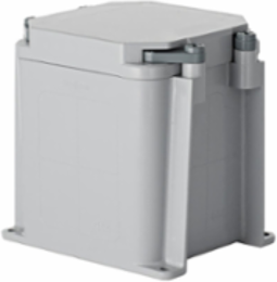 Scepter 4 Inch x 4 Inch x 4 Inch PVC Junction Box - Grey, UL 50 Certified