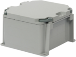 Scepter 6 Inch x 6 Inch x 4 Inch PVC Junction Box - Grey, NEMA Rated, Lightweight