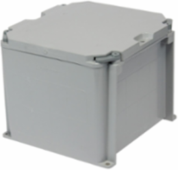 PVC Junction Box 8 Inch x 8 Inch x 7 Inch, Grey, Impact-Resistant, NEMA Rated