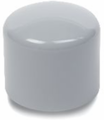 PVC End Cap 3-1/2 Inch SW, UL Listed, Chemical Resistant, 4.6 Inch Length
