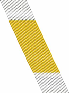 Jonard Tools 30-Y-50-020 Wire 30Awg Yellow Kynar 2" 50 Pcs/Pkg