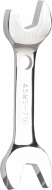 Jonard Tools ASWS-716 Angled Speed Wrench Stubby 7/16"