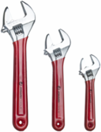 Jonard Tools AW-6810 Adjustable Wrench Set - 6", 8" & 10"
